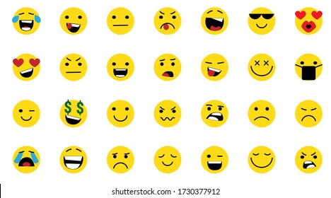 Face icons, Feedback in form of emotions. Rank, level of satisfaction rating. User experience. Review of consumer. Scale with colored segments. Vector Isolated illustration
