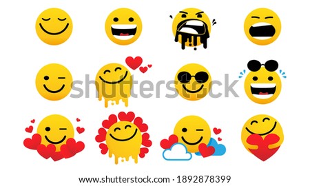 Face icons, Feedback in form of emotions. Rank, level of satisfaction rating. User experience. Review of consumer.Vector Isolated  flat illustration