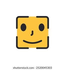 Face ID icon. scan identification symbol template for graphic and web design collection logo vector illustration