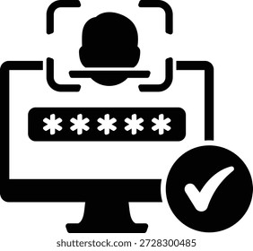 Protección de seguridad de Contraseña facial ID Inicio de sesión ID Lock Face Detection 14679