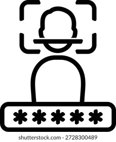 Protección de seguridad de Contraseña facial ID Inicio de sesión ID Lock Face Detection 14676