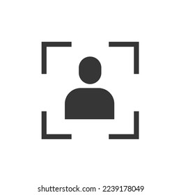 face id vectror icon face id recognition