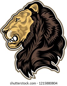 Face King Lion 