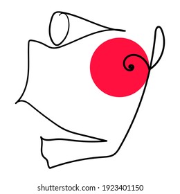 Face-Line-Kunst, Hintergrund 