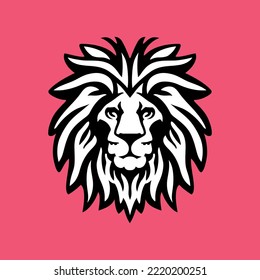 Face Lion Abstract Vector Illustration