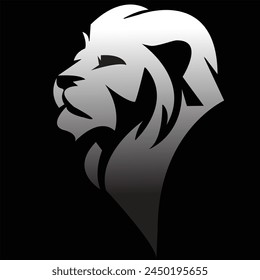 Face of lion with crown lion vector lion illustration king of jungle animal logo logo design king lions animal king lion the king