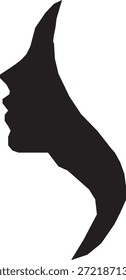 face logo design black colur