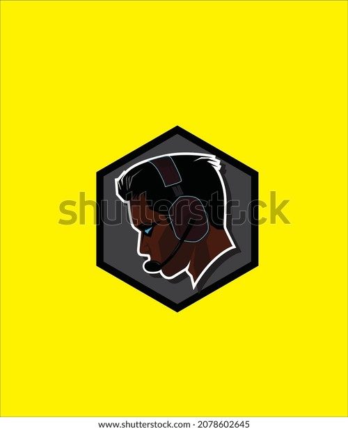 face logo design from the
side
