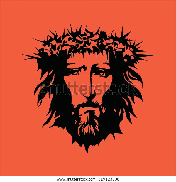 Face Lord Jesus Christ Stock Vector Royalty Free 319123508 Shutterstock