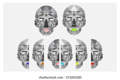 The Face Low Poly