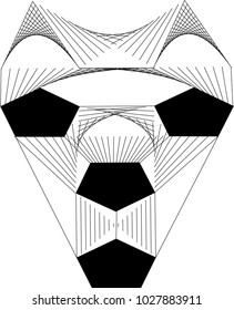 Face made of Pentagon