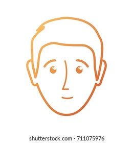 face man  vector illustration