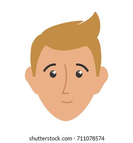 face man  vector illustration
