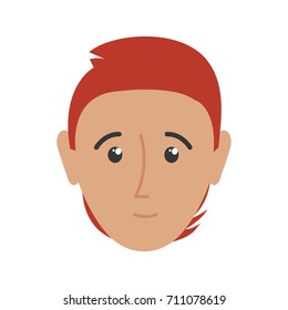 face man  vector illustration