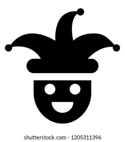 
A face mask for comedy play 
