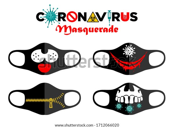 Coronavirus Mask Funny Cartoon