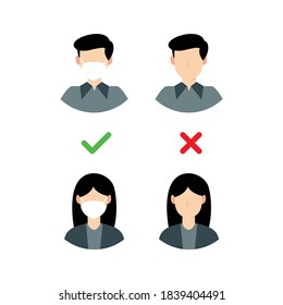 face mask icon avatar vector illustration
face mask vector illustration
