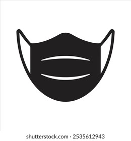 Face mask icon. Face covering icon