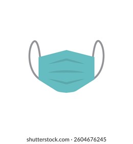 face mask icon flat design