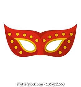 Face mask icon. Flat illustration of face mask vector icon for web