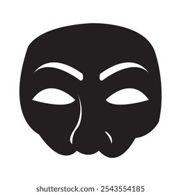 face mask icon illustration design template