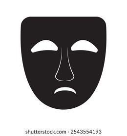 face mask icon illustration design template