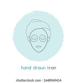 Face mask icon line element. Vector illustration of face mask icon line isolated on clean background for your web mobile app logo design.