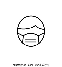 Face mask icon, surgical mask, Medical Face Mask icons