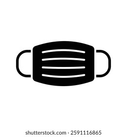 face mask icon vector design template simple and clean