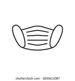 face mask icon vector illustration