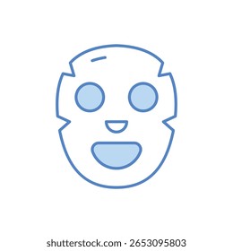 Face Mask Icon vector stock illustration