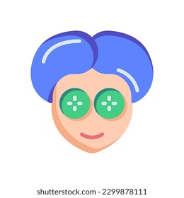 icono de máscara facial para tu diseño de sitio web, logotipo, aplicación, interfaz de usuario.