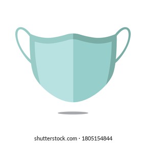 Gesichtsmaske-Illustration, Vektordesign, Symboldesign 