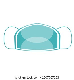 Face mask illustration vector design.