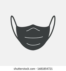 Face Mask, infection control concept. Mask to prevent colds, virus, pollen, pollution. Coronavirus, flu.