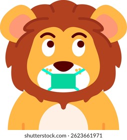 Face mask Line vector Icon Design