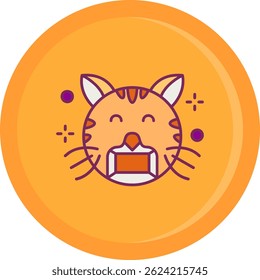Máscara facial Línea Vector Icono Diseño