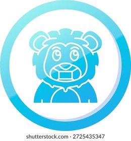 Gesichtsmaske Linienvektor Symbol Design