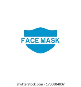 Face Mask Logo Vector and Medical