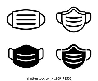 Face mask for protect and prevent from the corona virus and other virus infections. Covid-19 spread prevention methods.