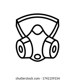 Bildmaske Verwandter Vector flach-out Linie Symbol Vektor-Darstellung