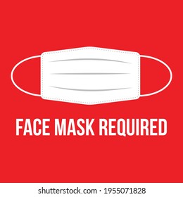 Mensaje de advertencia requerido de máscara facial