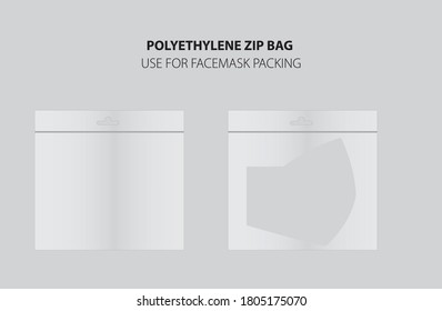 face mask and reuse able  PM  2.5 with packing polythene bag