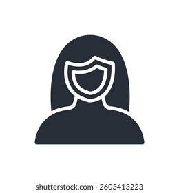 face mask skin care icon. vector.Editable stroke.linear style sign for use web design,logo.Symbol illustration.