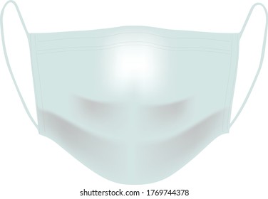   Face mask, Stay Safe concept vector file