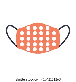 Face mask. Surgical mask. Procedure mask. For doctors, nurses and people. Health care and personal hygiene product. Stay away from harmful germs like coronavirus. Covid-19 outbreak. Vector design.