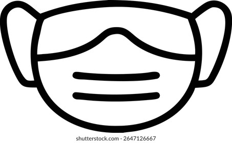 face mask vector art illustration