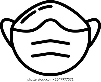 face mask vector art illustration