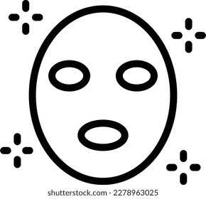 Face mask Vector Icon Design Illustration