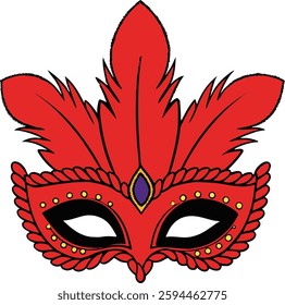A face mask vector illustration art